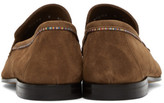 Thumbnail for your product : Paul Smith Brown Suede Hilton Loafers