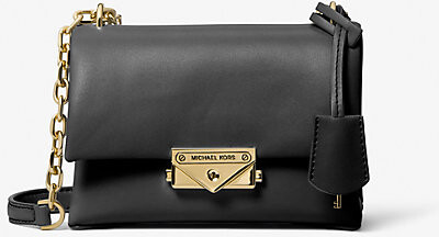 Michael Kors Cora Extra-Small Pebbled Leather Shoulder Bag - ShopStyle