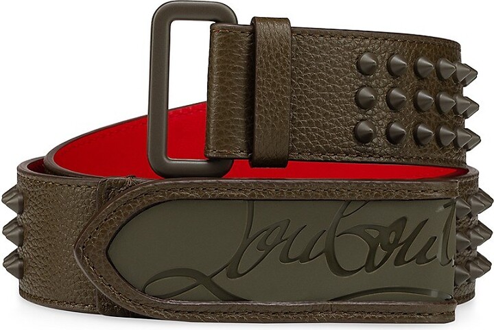 christian louboutin belts mens