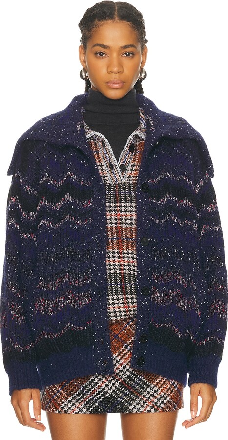 Missoni Maxi Cardigan in Royal