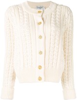 Thumbnail for your product : Chanel Pre Owned CC cable knit cardigan