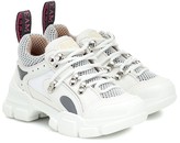 Thumbnail for your product : Gucci Children Flashtrek leather sneakers