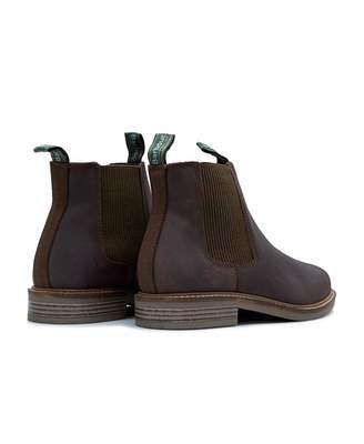 Barbour Farsley Leather Chelsea Boots Colour: CHOCOLATE, Size: UK 6