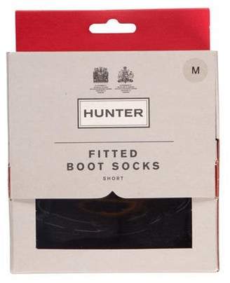 Hunter Fitted Boot Socks Black Fitted Boot Socks