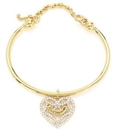 Thumbnail for your product : Juicy Couture Pave Open Heart Slider Bangle