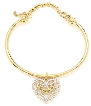 Juicy Couture Pave Open Heart Slider Bangle