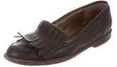 Thumbnail for your product : Marni Leather Kiltie Loafers