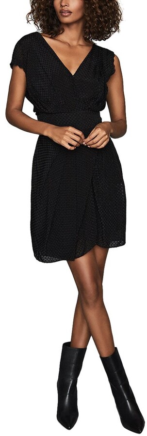 reiss silk dress