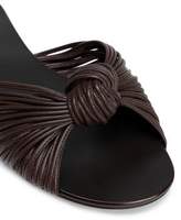 Thumbnail for your product : Michael Kors Collection Knotted Leather Slides