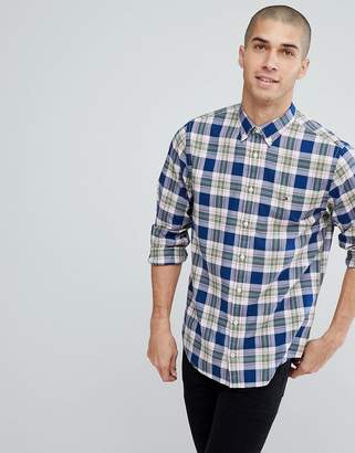 Tommy Hilfiger Zac Large Check Regular Fit Shirt in Blue