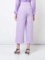 Thumbnail for your product : Tibi wide leg cropped trousers