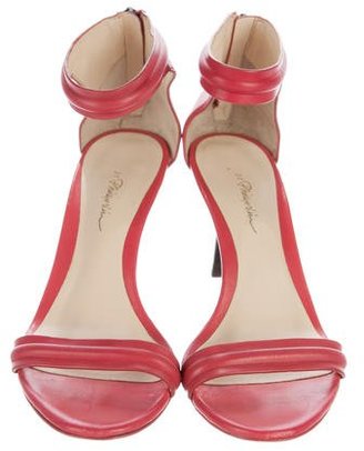 3.1 Phillip Lim Leather Ankle Strap Sandals