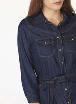 Thumbnail for your product : Blue Long Sleeve Denim Shirt Dress