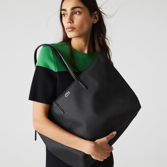Lacoste Vertical Crossover Bag (Noir) Handbags - ShopStyle