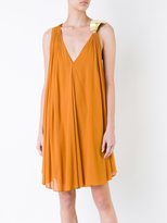 Thumbnail for your product : Jay Ahr gold-tone detail V-neck dress