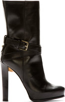 Thumbnail for your product : DSquared 1090 Dsquared2 Black Leather High Heel Vitello Boot