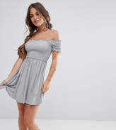 Thumbnail for your product : ASOS Petite PETITE Off Shoulder Sundress with Shirring