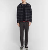 Thumbnail for your product : Lanvin Slim-Fit Stripe-Trimmed Baby Alpaca And Merino Wool-Blend Sweater