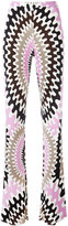 Thumbnail for your product : Emilio Pucci printed flared trousers - women - Silk/Viscose - 40