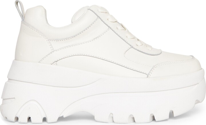 Steve Madden Hansel White - ShopStyle Platform Sneakers