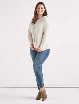 Back Lace Pullover Sweater