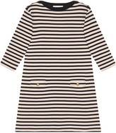 Thumbnail for your product : Gucci Striped wool dress with patch