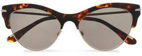 Roland Mouret Cat-Eye Acetate Sunglasses