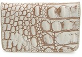 Thumbnail for your product : Nixon 'Mercer' Croc Embossed Leather Card Wallet