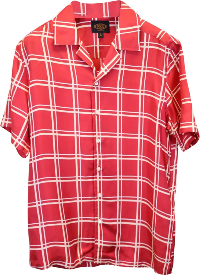 Tod's Vintage Checkered Short-Sleeve Shirt