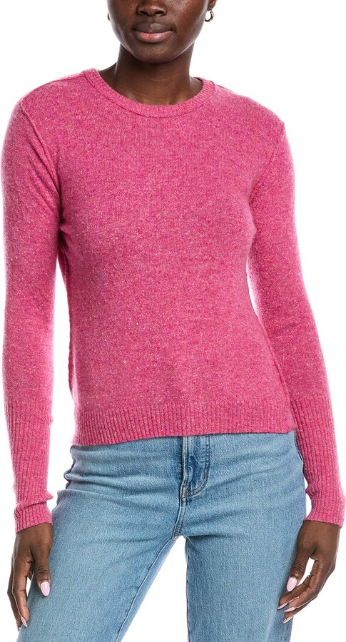 Autumn Cashmere Printed Plaid Cashmere Sweater