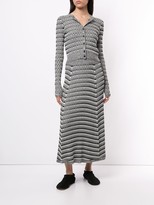 Thumbnail for your product : Proenza Schouler White Label Striped Ribbed Knit Skirt