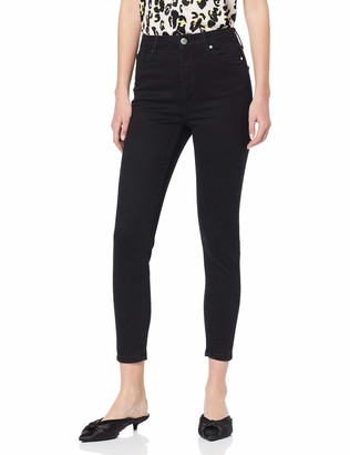 Miss Selfridge Women's Lizzie Black Short Skinny Jeans EU 36 UK 8 Manufacture Size:W26/L30