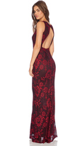 Thumbnail for your product : Alice + Olivia Veda Open Back Maxi Dress