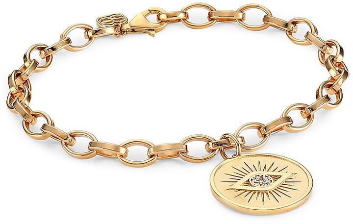14k Gold Evil Eye Bracelet | Shop the world's largest collection of 