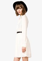 Thumbnail for your product : Forever 21 Contemporary Studded Collar Georgette Dress