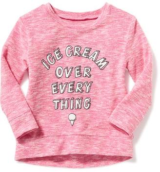 Old Navy "Ice Cream Over Every Thing" Sweatshirt for Toddler Girls