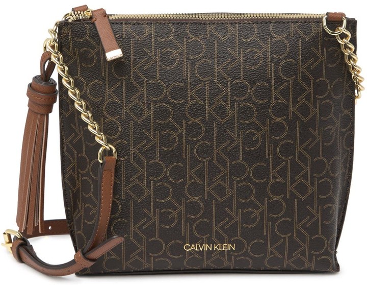 Calvin Klein Pindot Logo Crossbody Bag ShopStyle