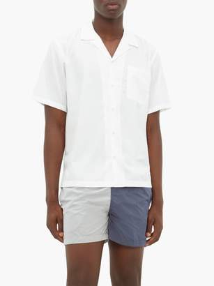 Everest Isles - Cuban-collar Sustainable-poplin Shirt - Mens - White