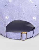 Thumbnail for your product : New Era 9forty Cap With Mini Ny Embroidery In Denim Blue