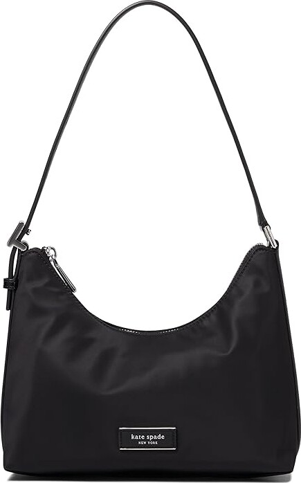 Kate Spade New York Sam Icon Nylon Small Shoulder Bag Black