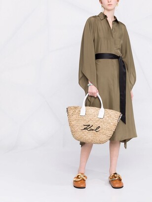 Karl Lagerfeld Paris K/Signature basket bag - ShopStyle