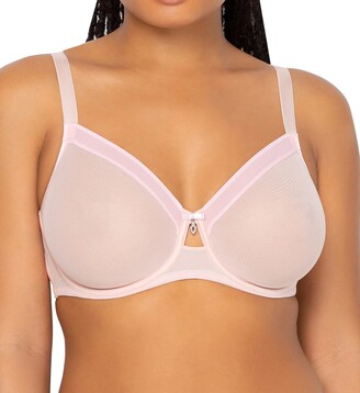 Couture Women's Plus Size Sheer Mesh Full Coverage Unlined Underwire Bra -  ShopStyle