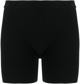 Jacquemus Fine-Knit Fitted Shorts