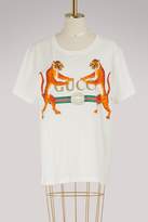 Gucci logo with tigers t-shirt 