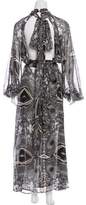 Thumbnail for your product : Thomas Wylde Sheer Maxi Dress