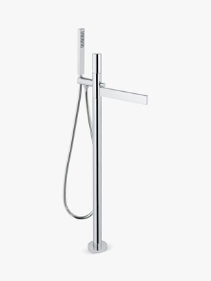 Abode Cyclo Floor Standing Bath Filler with Shower Handset