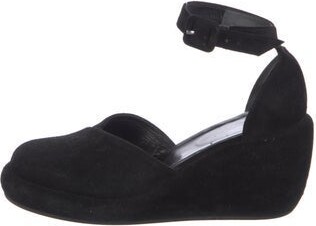 Clergerie Suede D'Orsay Pumps