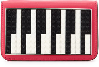 Les Petits Joueurs Janis Micro Piano Leather Clutch Bag