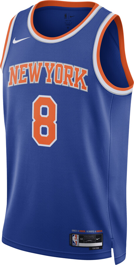 New York Knicks Rj Barrett Black 75th Anniversary City Jersey