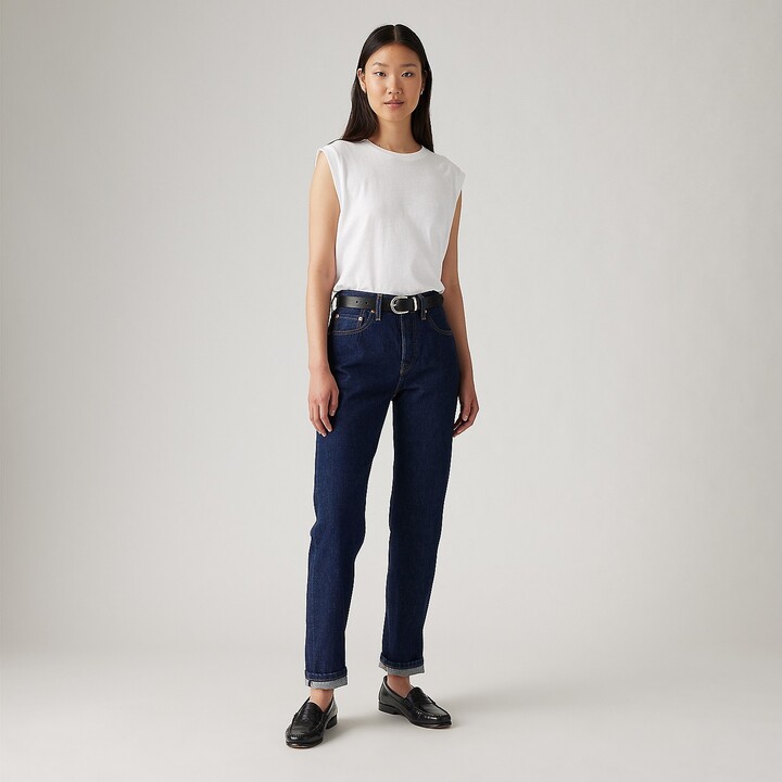 Levi's 501 Original Fit Selvedge Women's Jeans - Rinsey Rinse